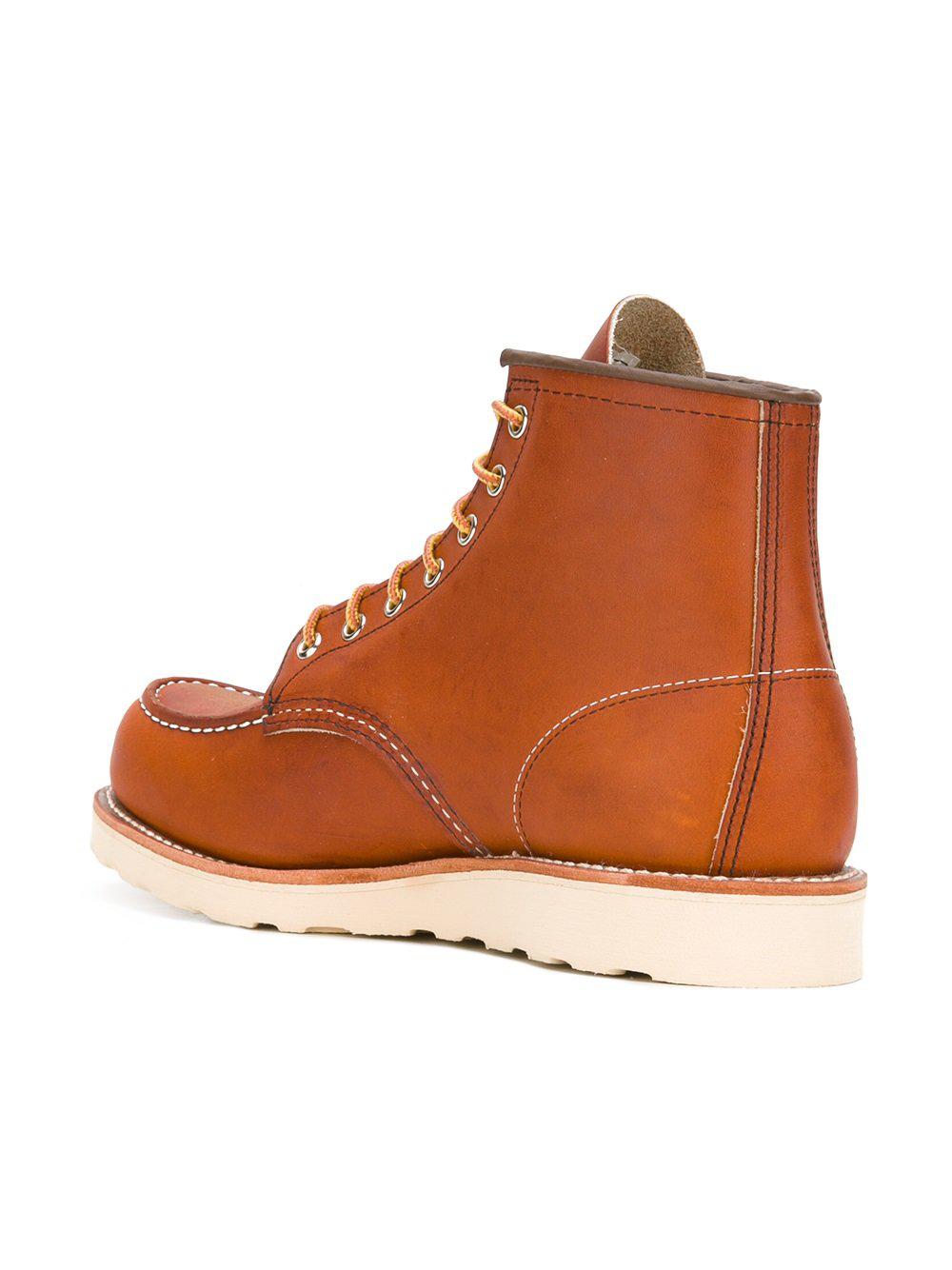 red wing lace up