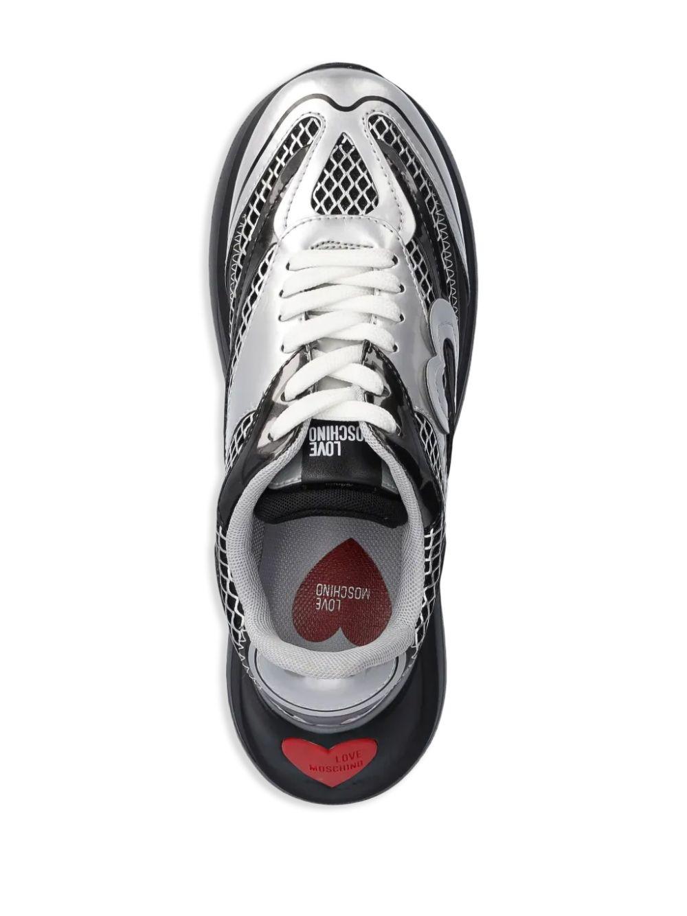 Love moschino super heart sneaker on sale
