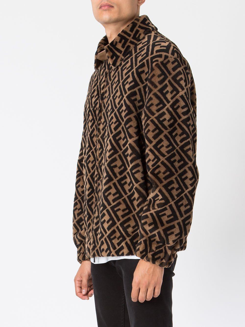 fendi ff logo jacket