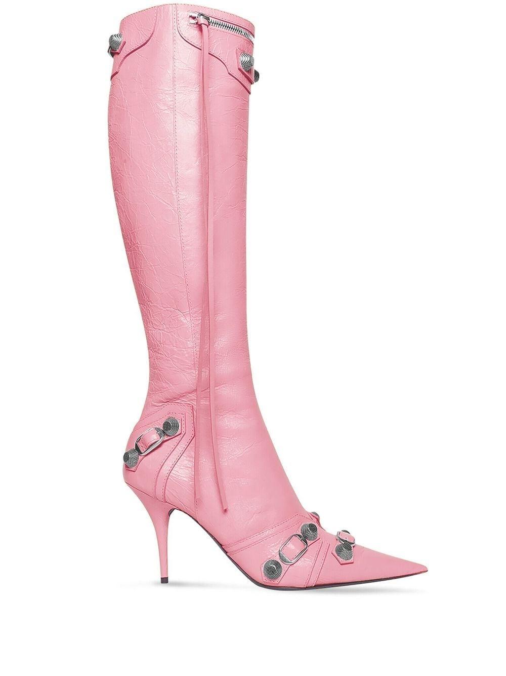 balenciaga knee boots