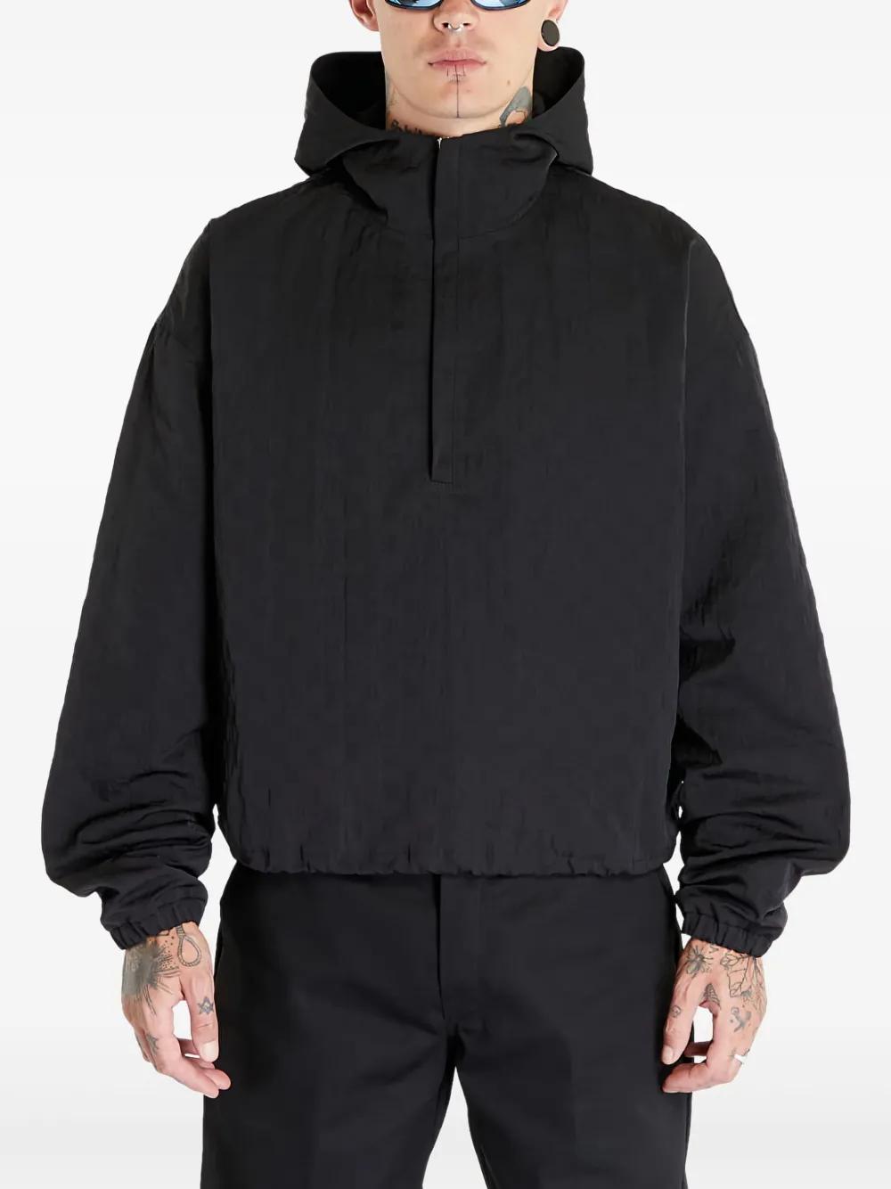 MISBHV 250M217WASHEDBLACK 関税送料込 MISBHV | Community Cropped Zip-Up Hoodie | Antonioli.eu