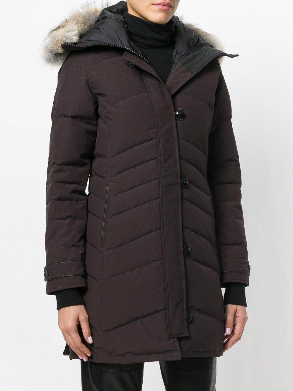 Canada Goose Coyote Fur Hooded Coat in Brown Lyst