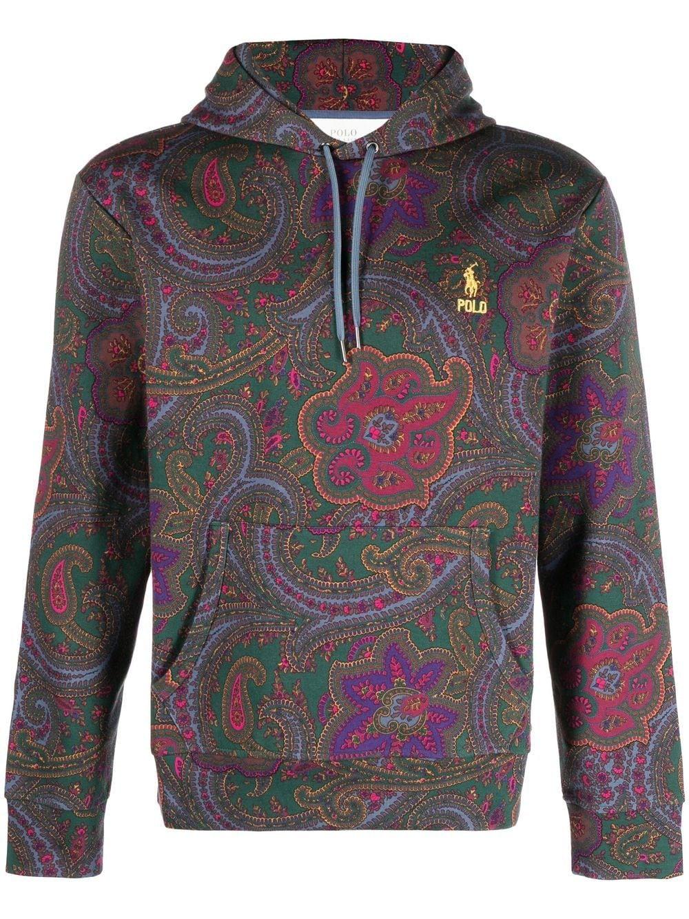 Paisley hoodie mens deals