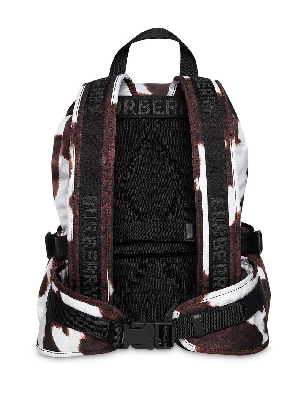 Burberry Synthetic Cow Print Nylon 
