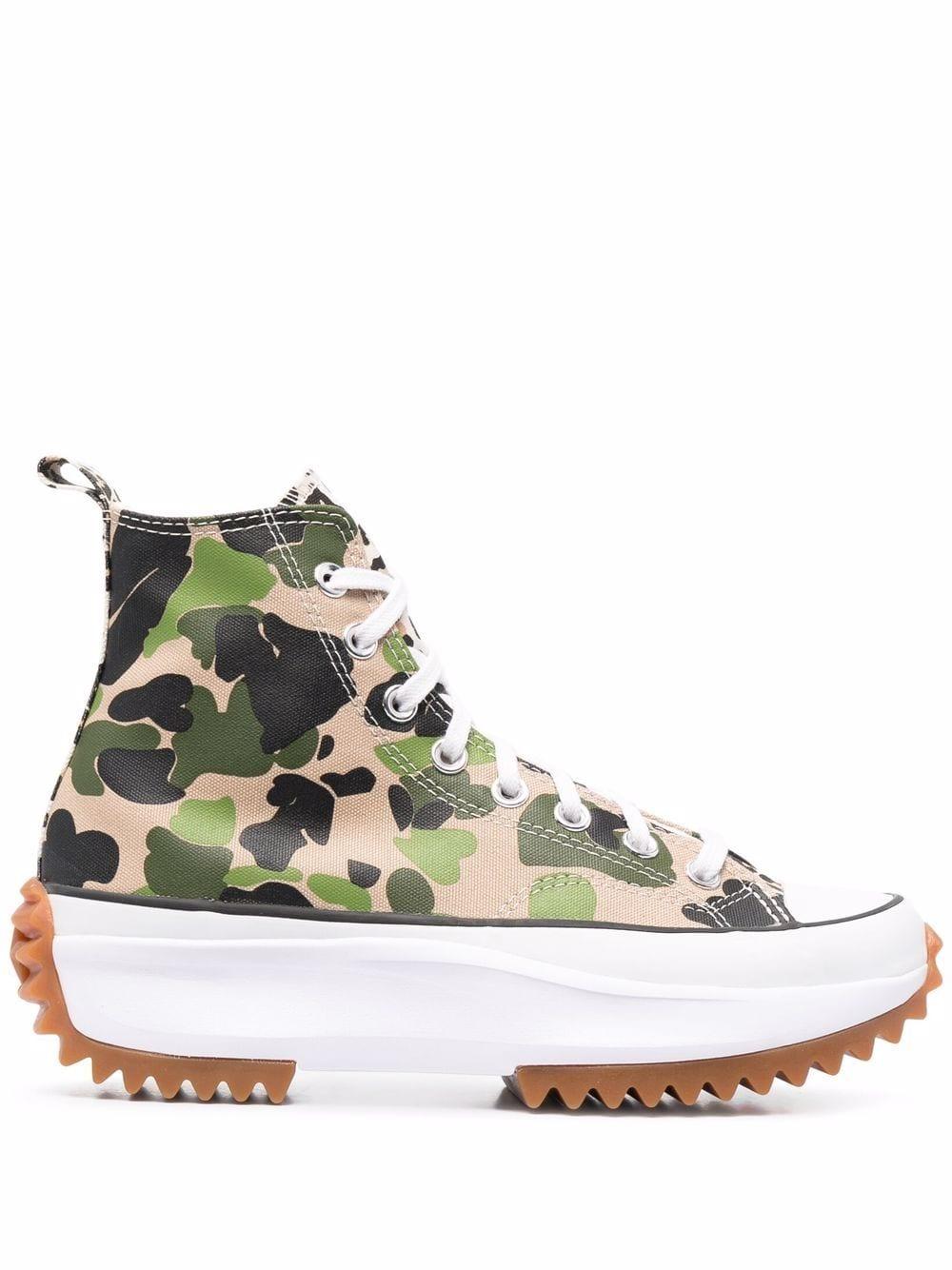 converse altas verde militar