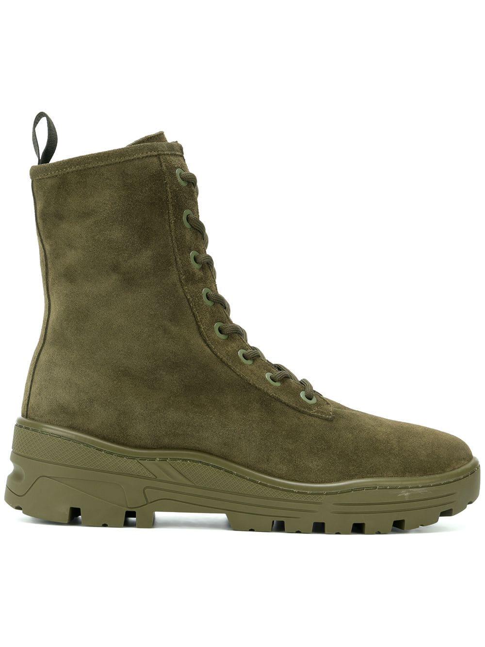 Yeezy Adidas Season 6 Combat Boots in Green for Men | Lyst
