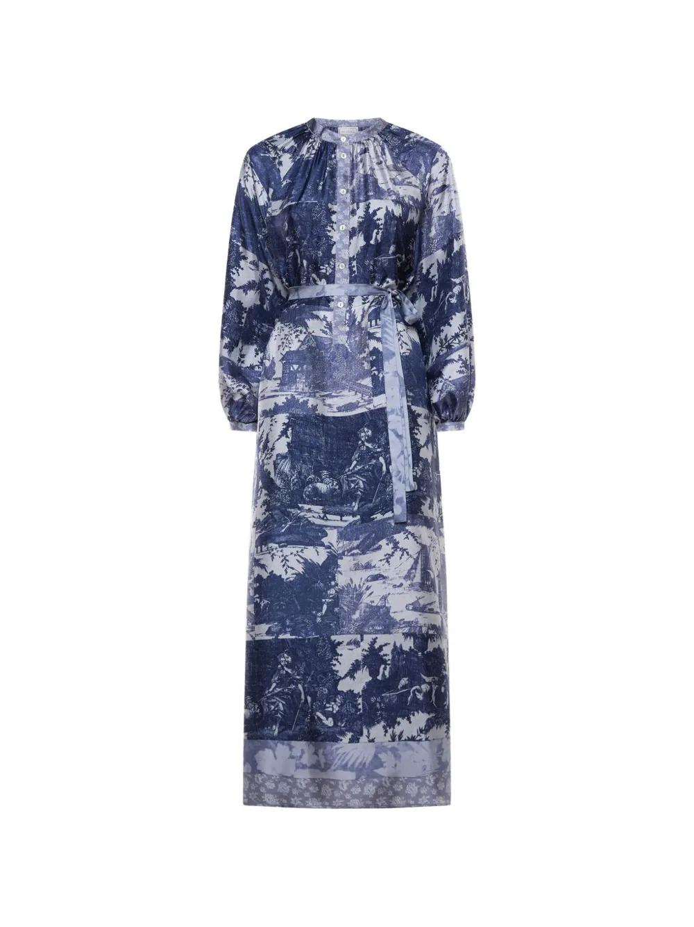 knee length dresses for ladies Perfect For You Olive Green Toile Button Down Midi Dress – Shop the Mint main image 1