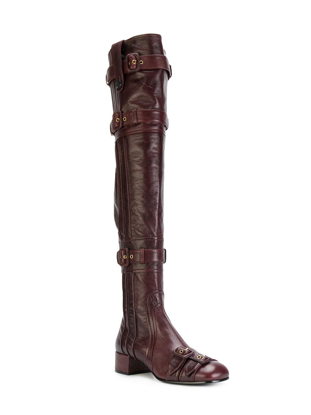 Prada thigh boots Clearance
