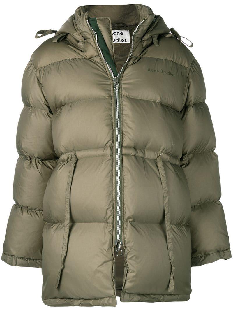 acne down filled coat