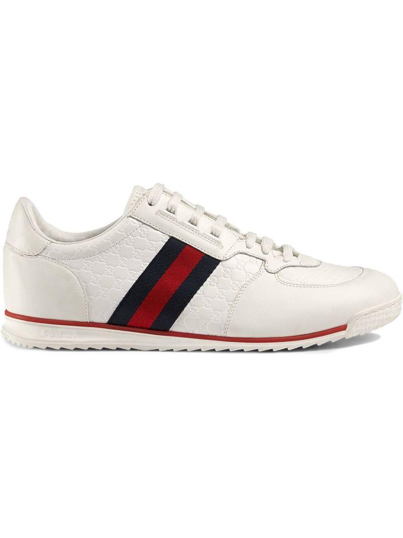 Gucci Sneakers mit Web in Weiß für Herren Lyst DE
