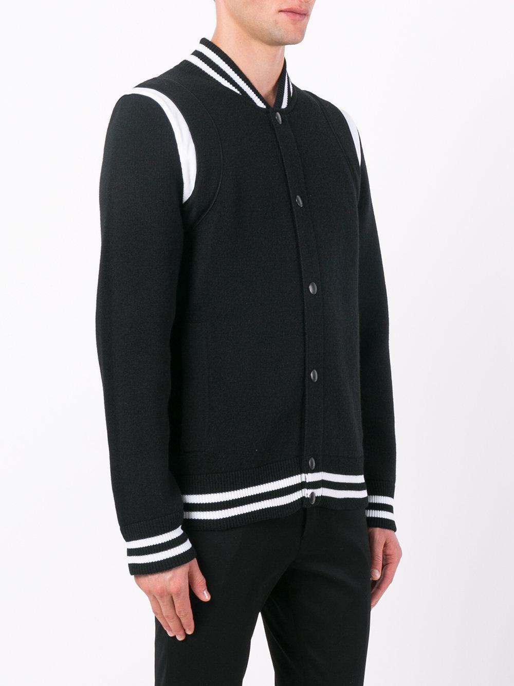 Givenchy Jersey Varsity Jacket in Black for Men - Lyst
