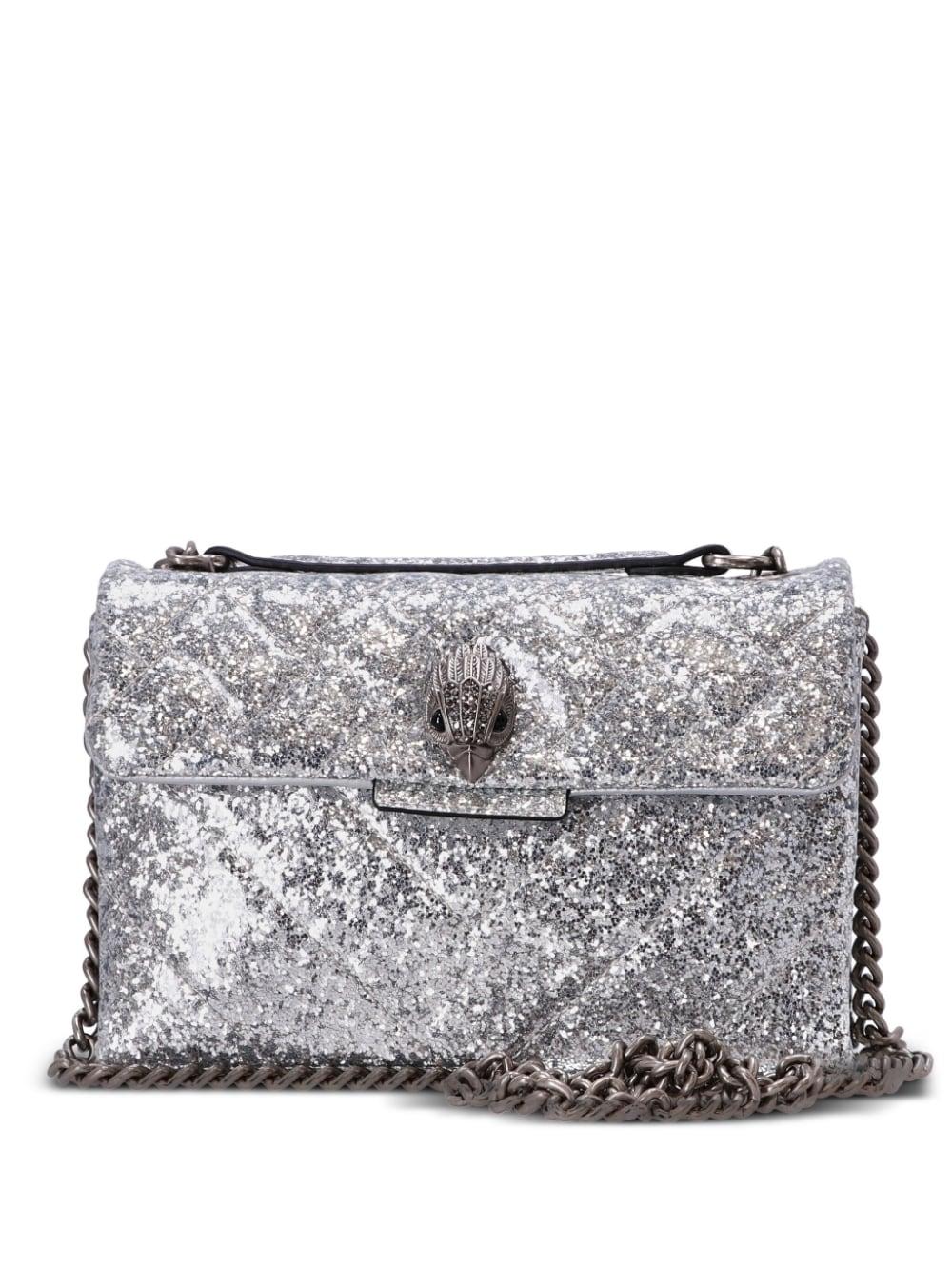 Kurt Geiger Kensington Quilted Crossbody Bag in Gray Lyst