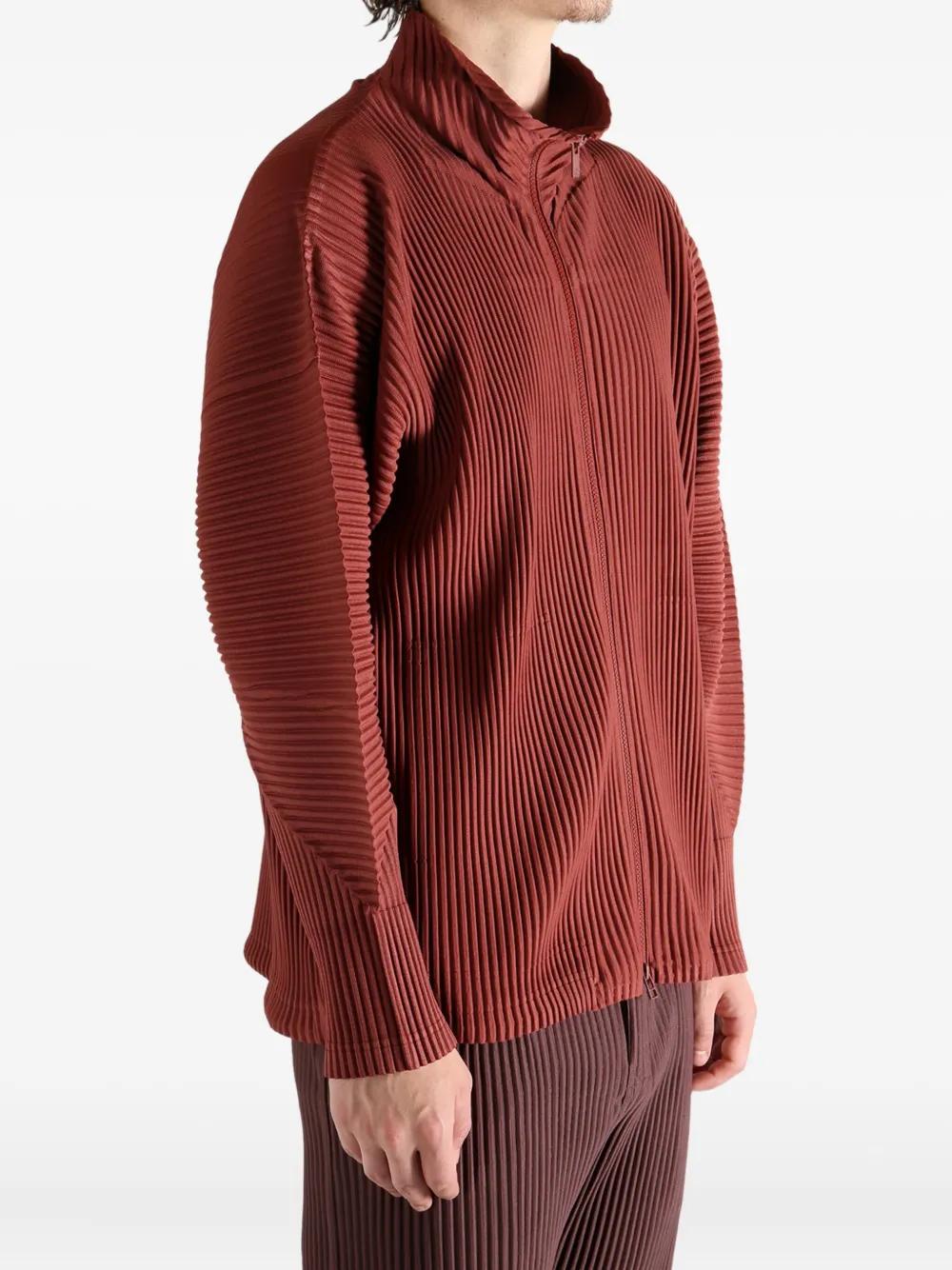 Homme Plissé Issey Miyake Monthly Colors: August Pleated Zip-Front