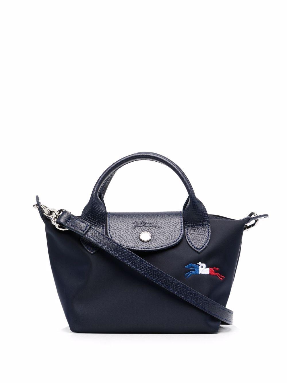 longchamp blue tote