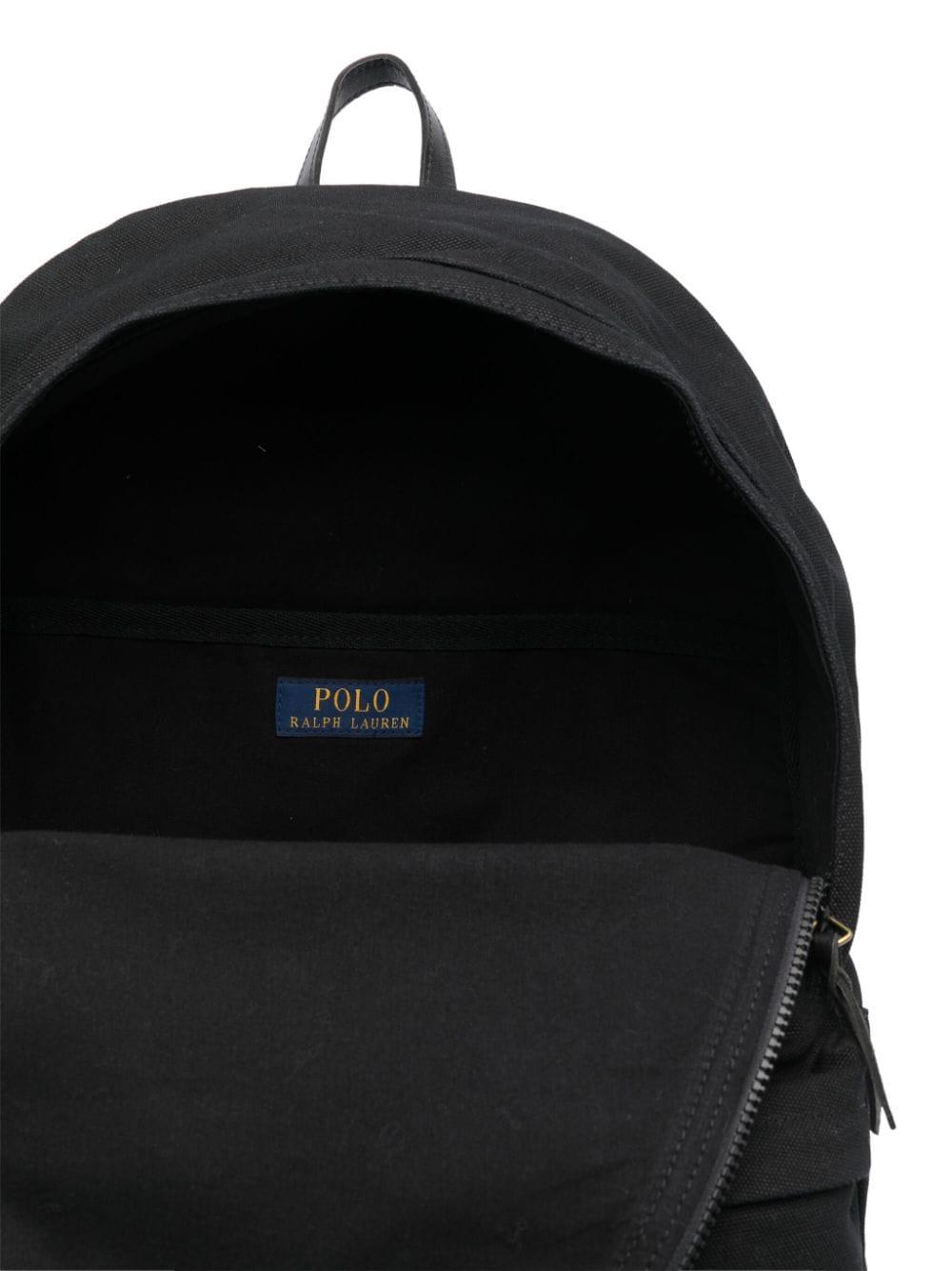 Polo Ralph Lauren Polo Pony embroidered Backpack in Black for Men