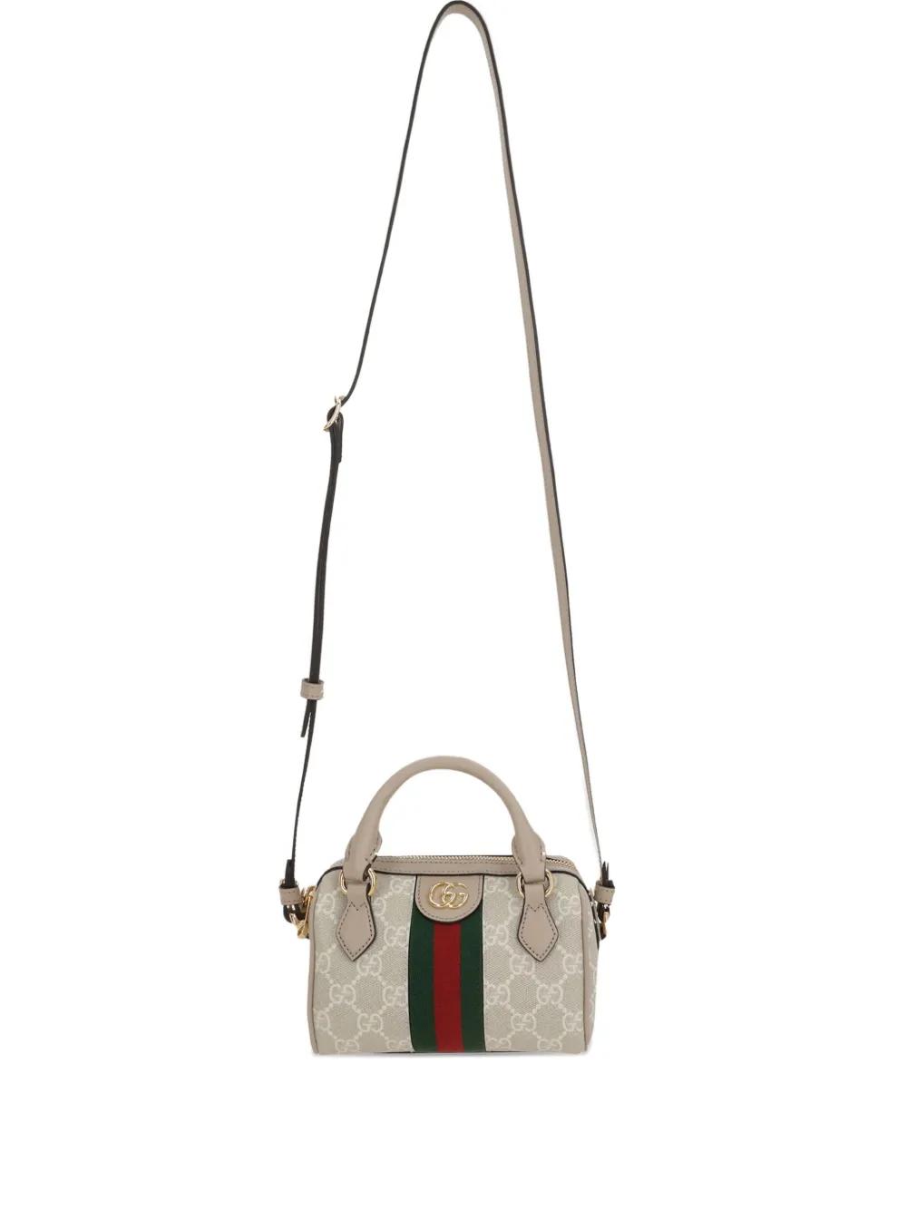 Gucci オフィディア GGスプリーム モノグラム ミニバッグ ホワイト | Lyst