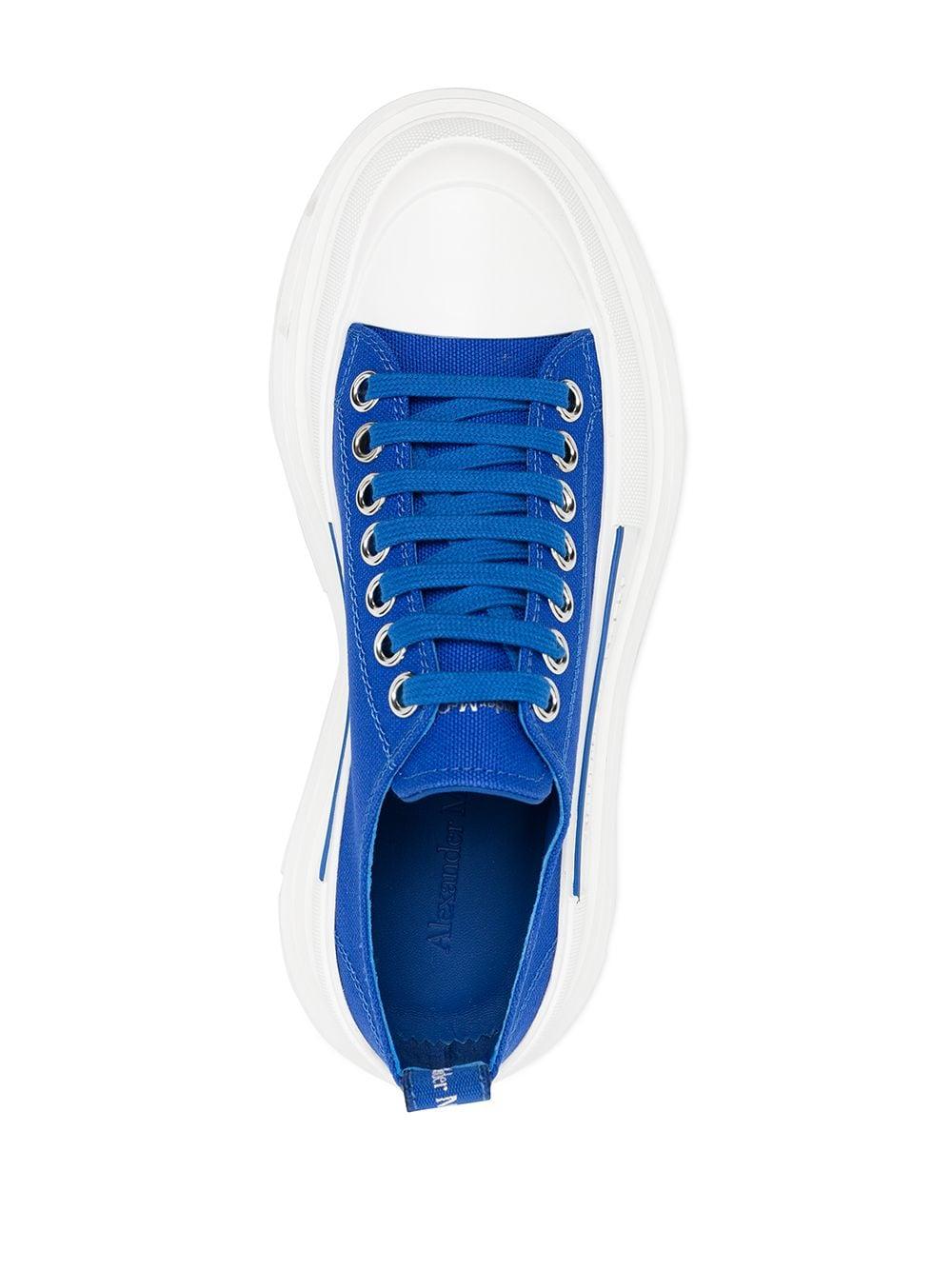Alexander McQueen Tread Slick Sneakers in Blue - Lyst