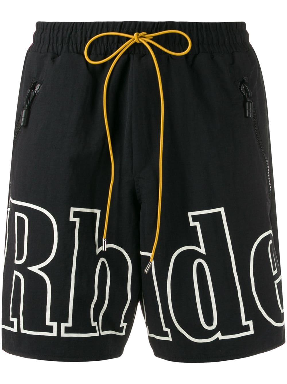 Rhude Swimming Trunks in Black for Men 