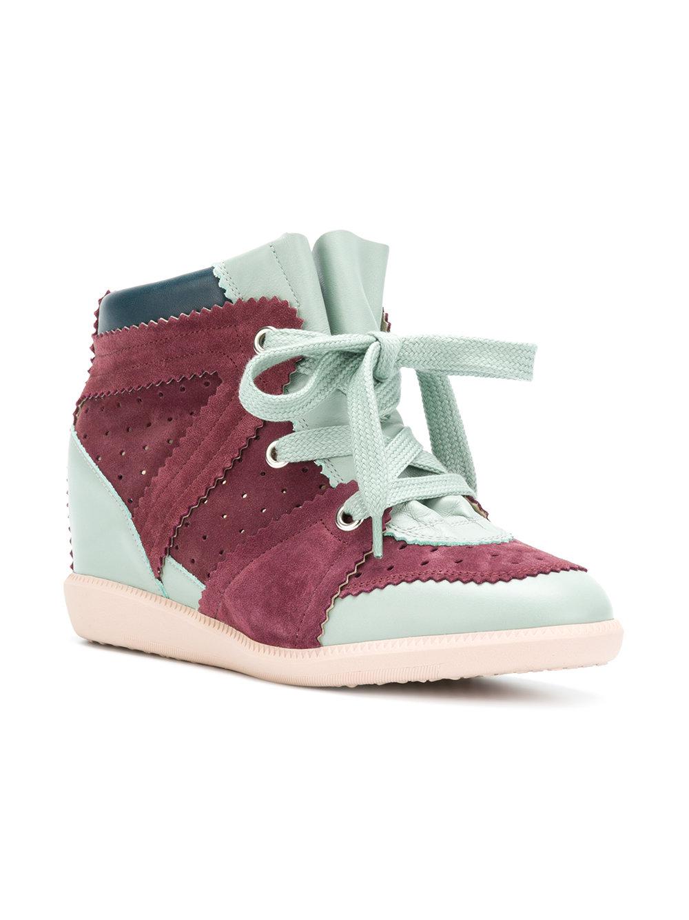 Suede Betty Sneakers in Red - Lyst