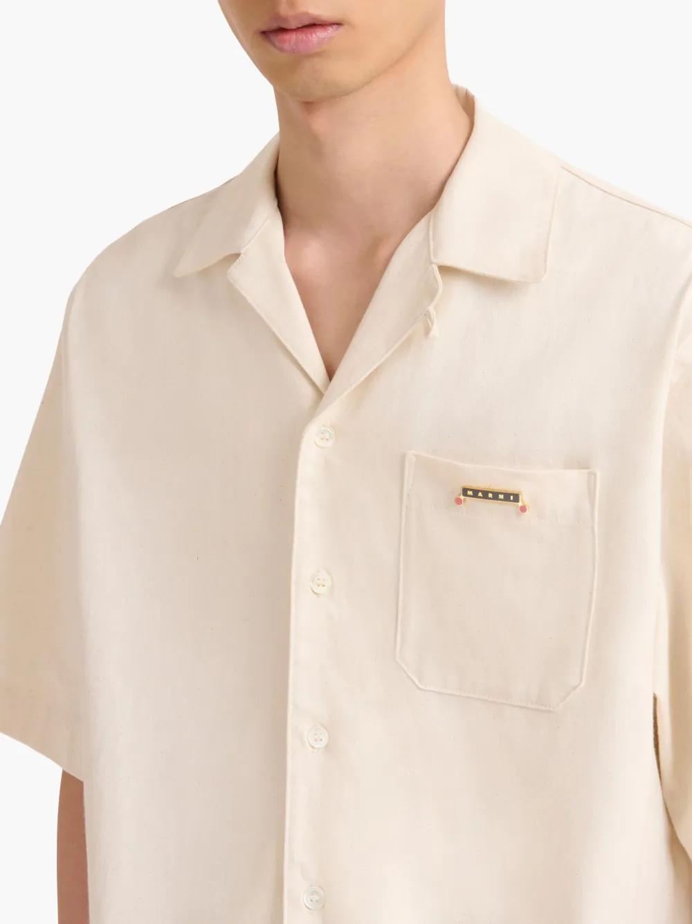 Marni★素敵！Light Denim Bowling Shirt Marni Light Denim Bowling Button Shirt Bone – LESS 17