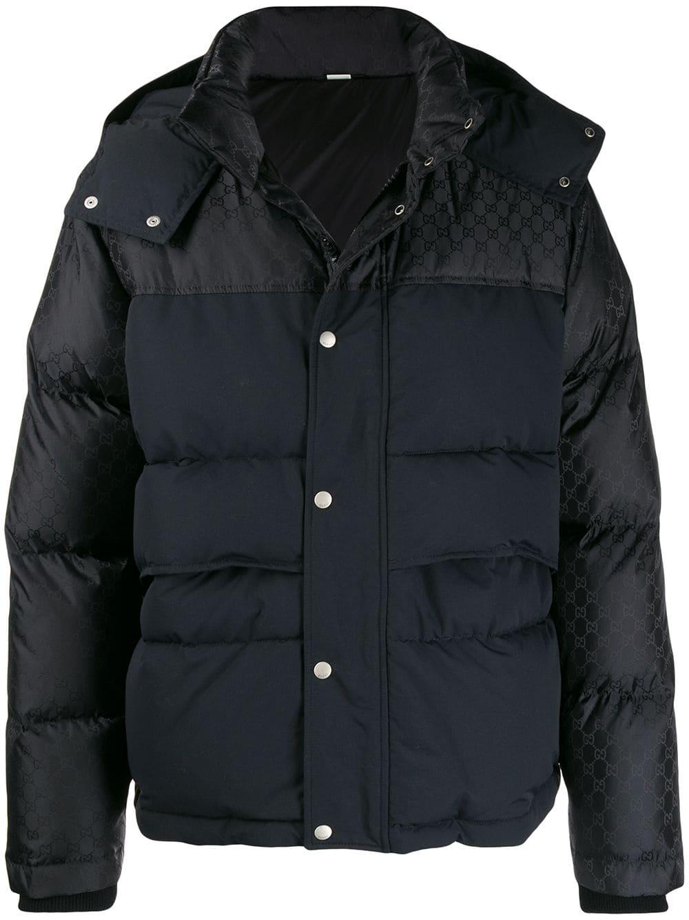 Gucci Gg Puffer Sn00 in Black for Men | Lyst