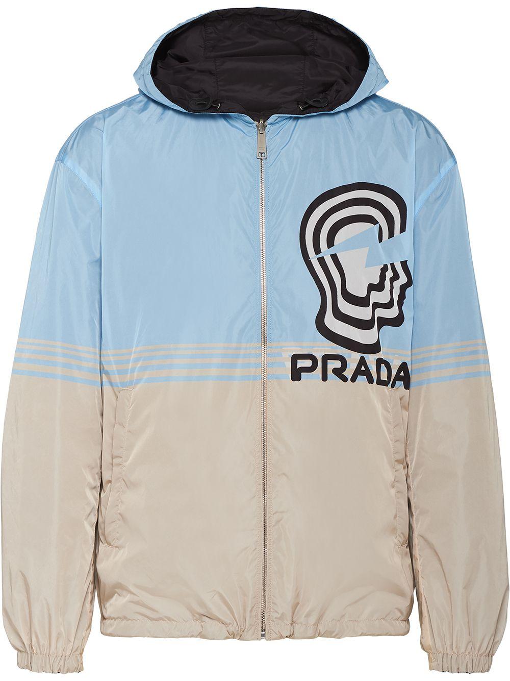 prada blue jacket