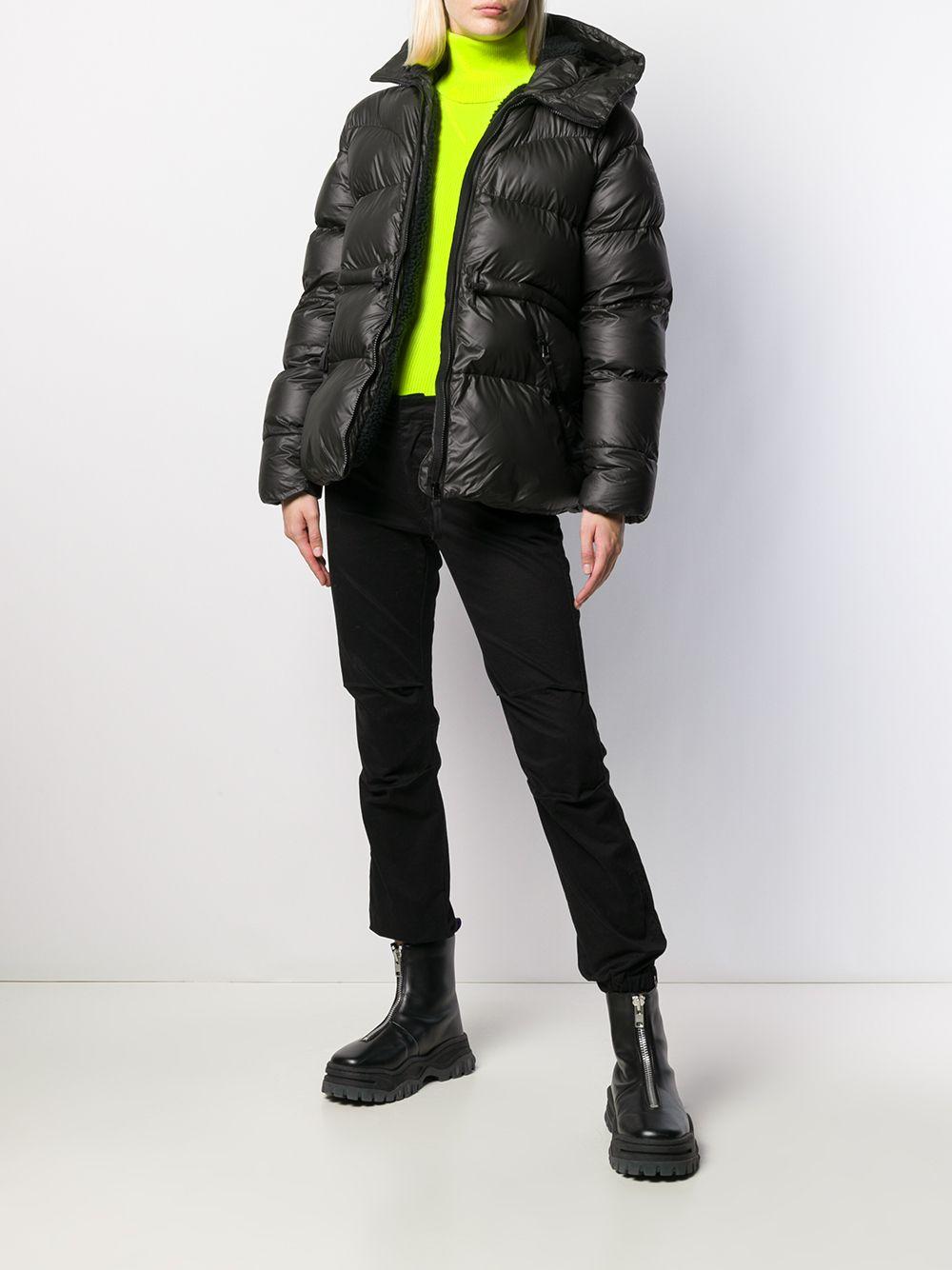 a line puffer jacket