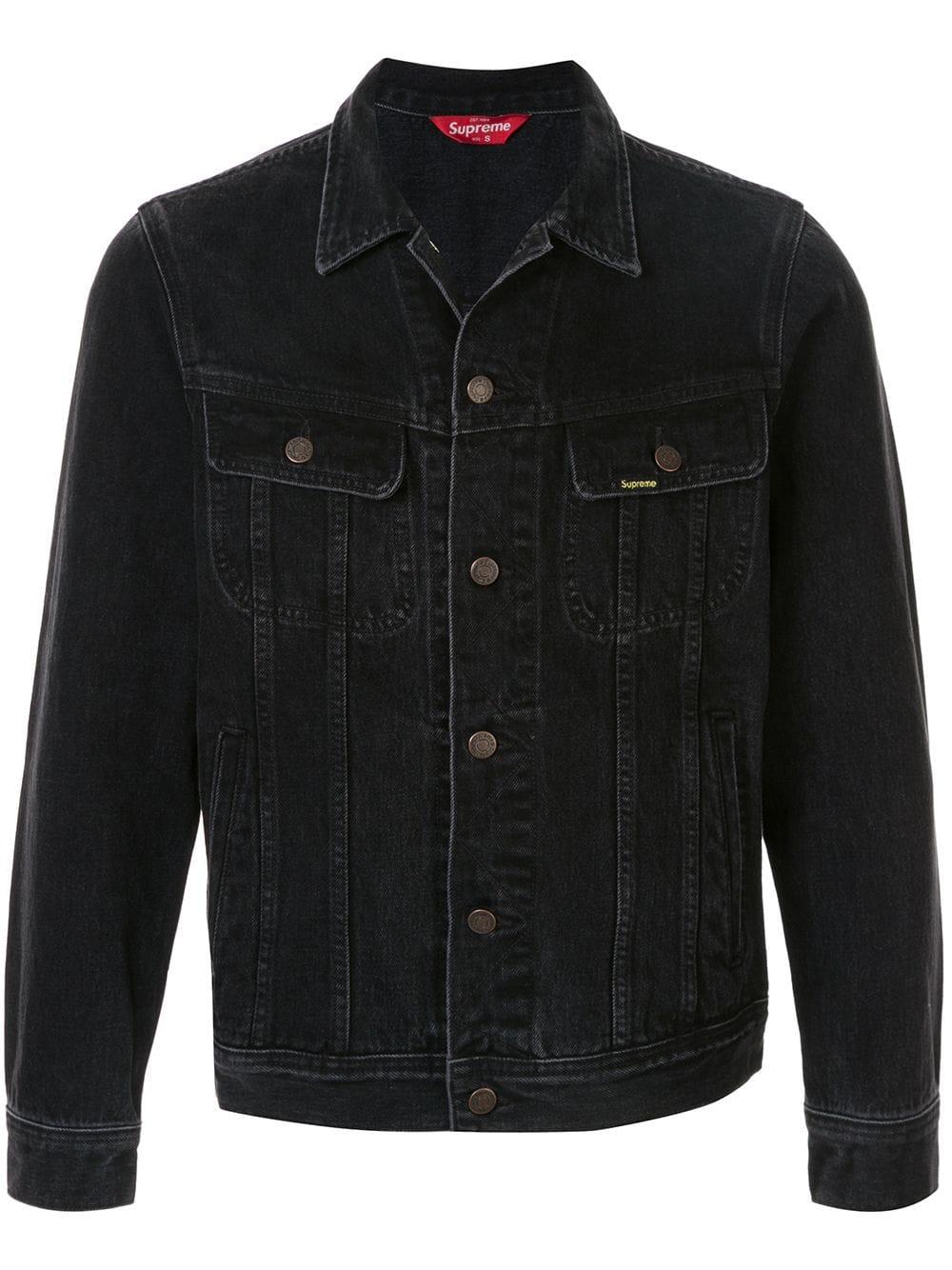 supreme black sabbath denim jacket