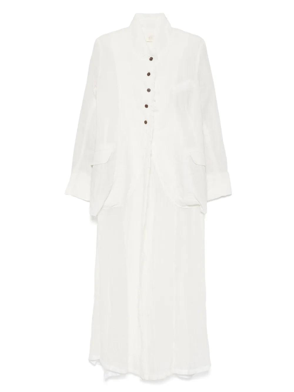 ジャケット・アウター MARC LE BIHAN PAINTED SHIRT Marc Le Bihan Silky Long Sleeve Jacket Collection Highly