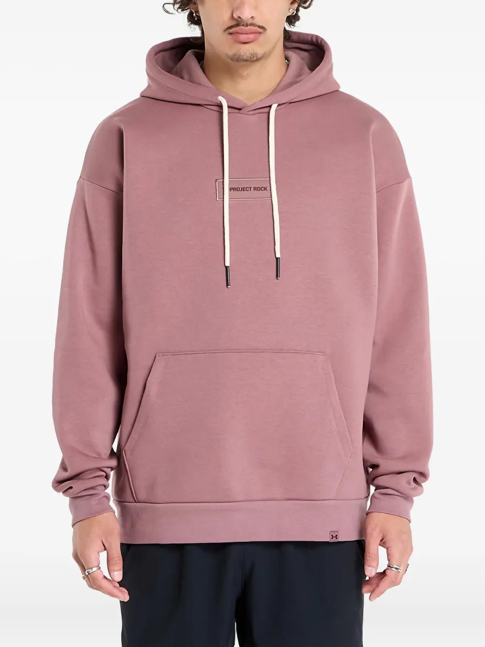 Under Armour Project Rock フード付きTシャツピンク 1143331.jpg