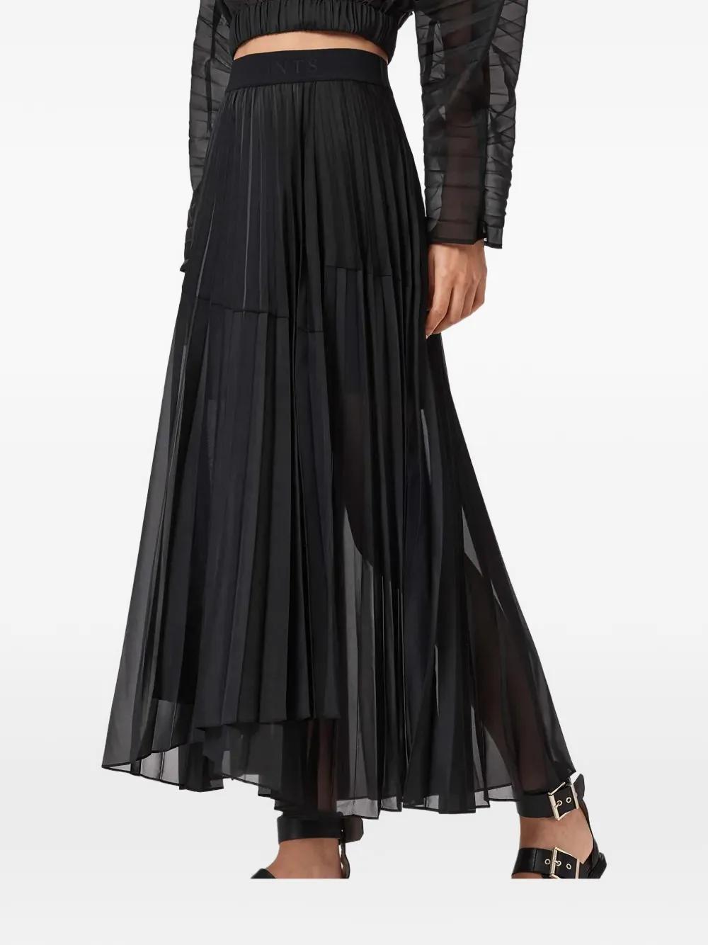 Jupe All Saints Perlée Noire - Motif Mains & Animaux - Taille 4 - Neuve Avec étiquettes