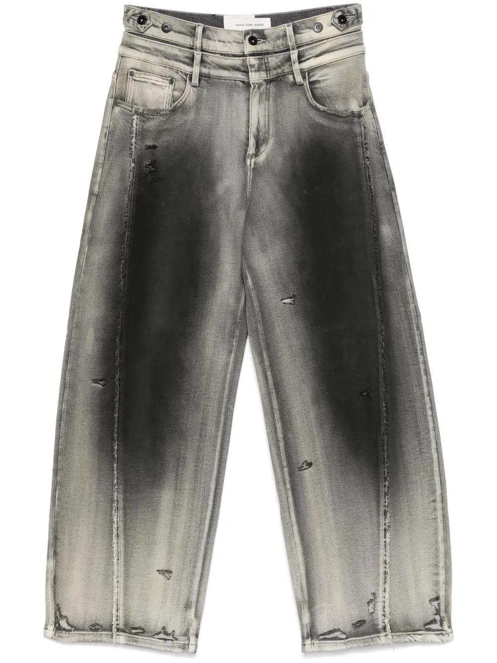 Kusikohc×Feng Chen Wang Denim Trousers