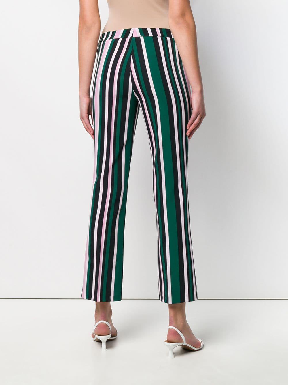 green striped pants