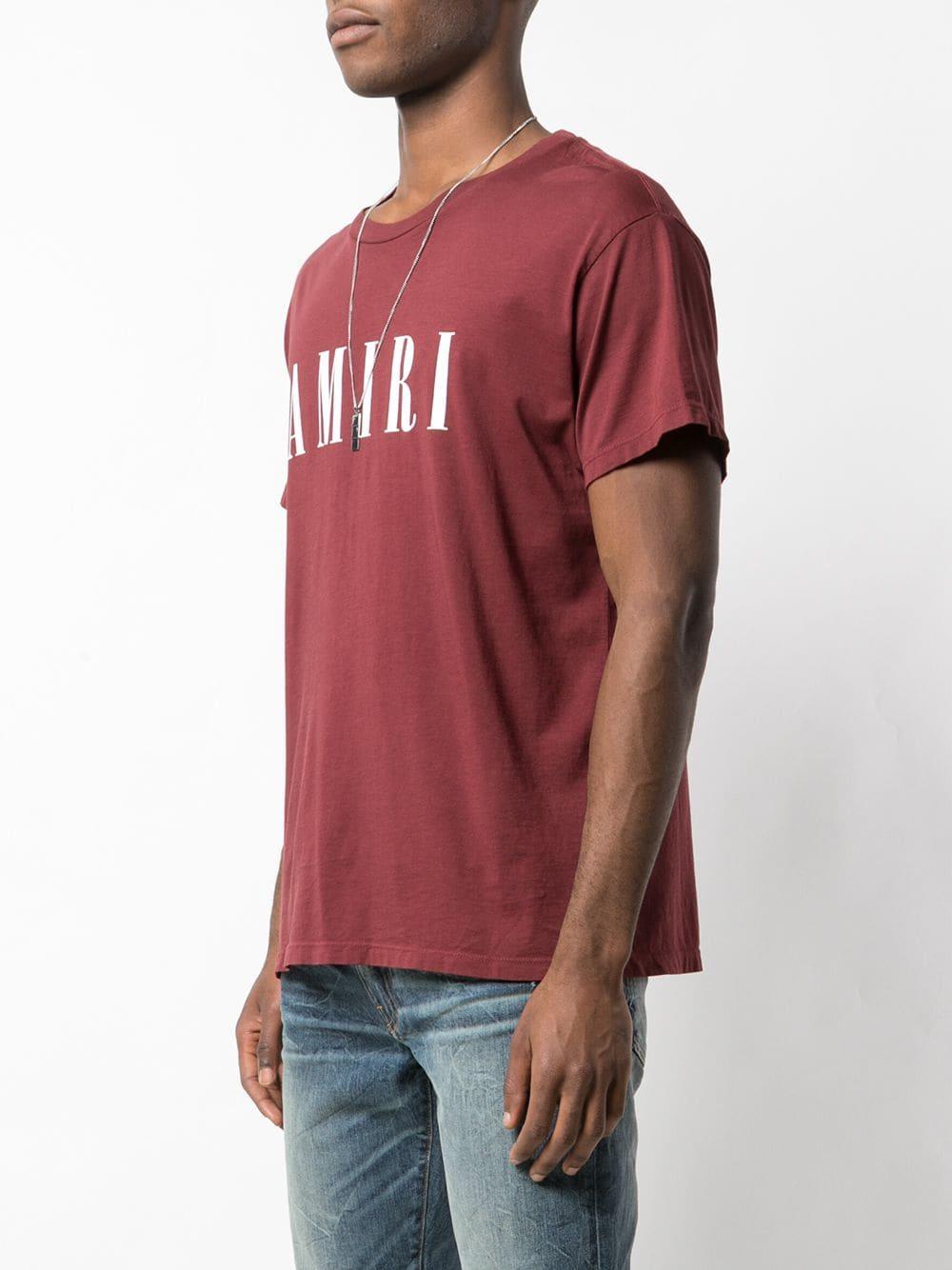 Amiri Katoen T-shirt Met Logoprint in 
