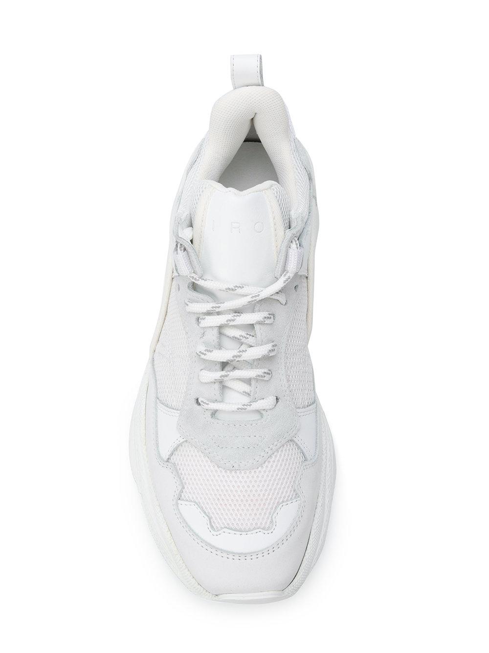 IRO Cotton Curverunner Sneakers in White - Lyst