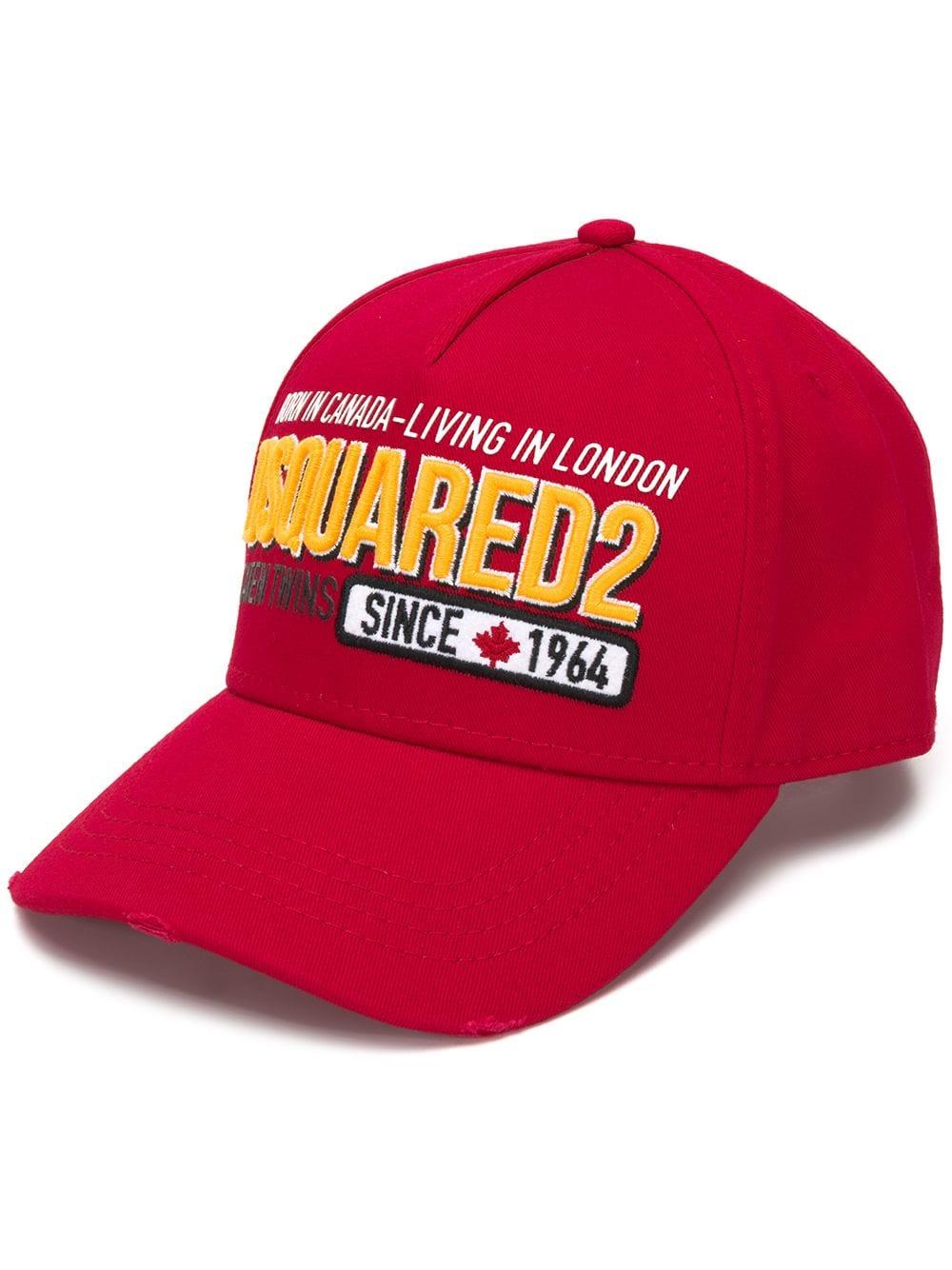 DSquared² Family Business Cap in Red 