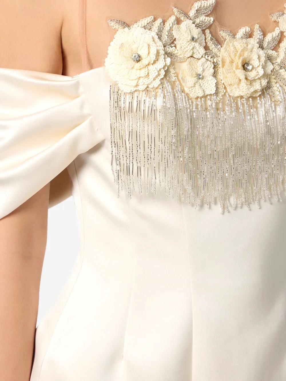 オールインワン・サロペット Elisabetta Franchi Mini Dress With Floral Embossing Women's mini dresses outlet by Elisabetta Franchi: buy online