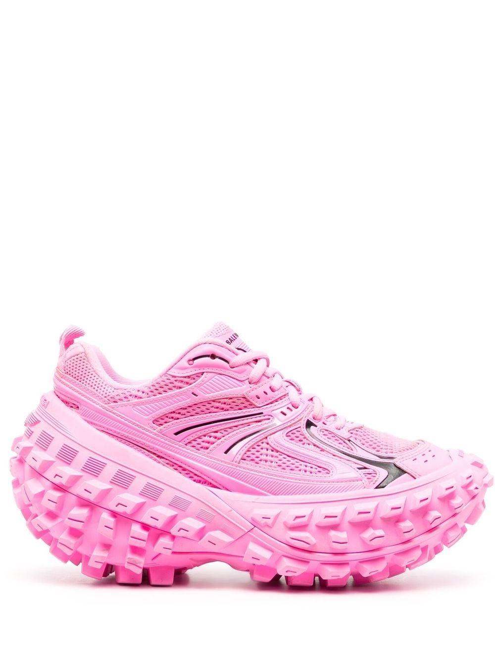 Balenciaga Bouncer Chunky-sole Sneakers in Pink | Lyst