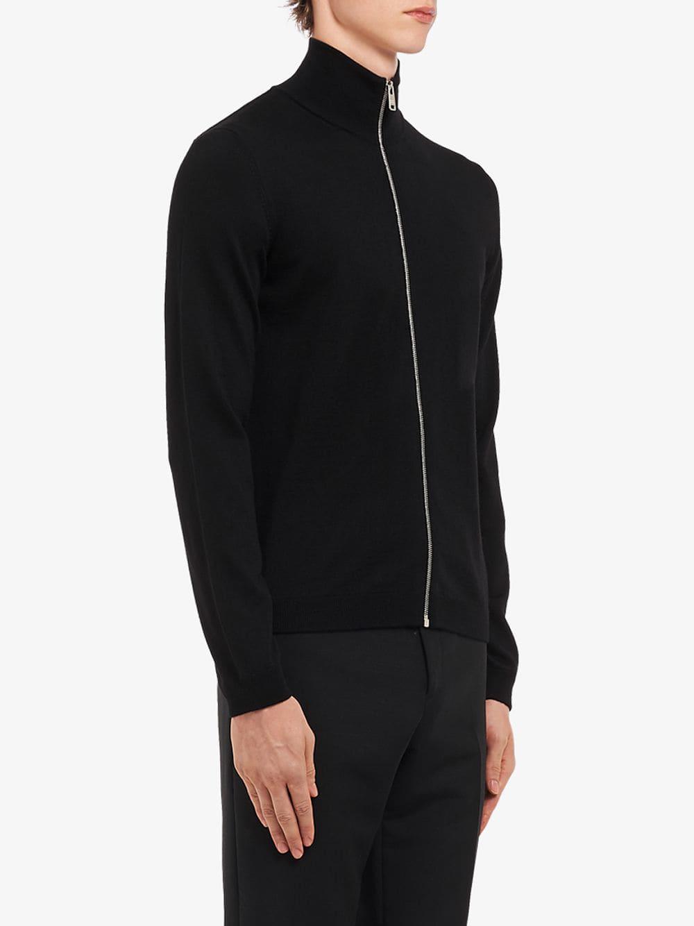 prada black cardigan