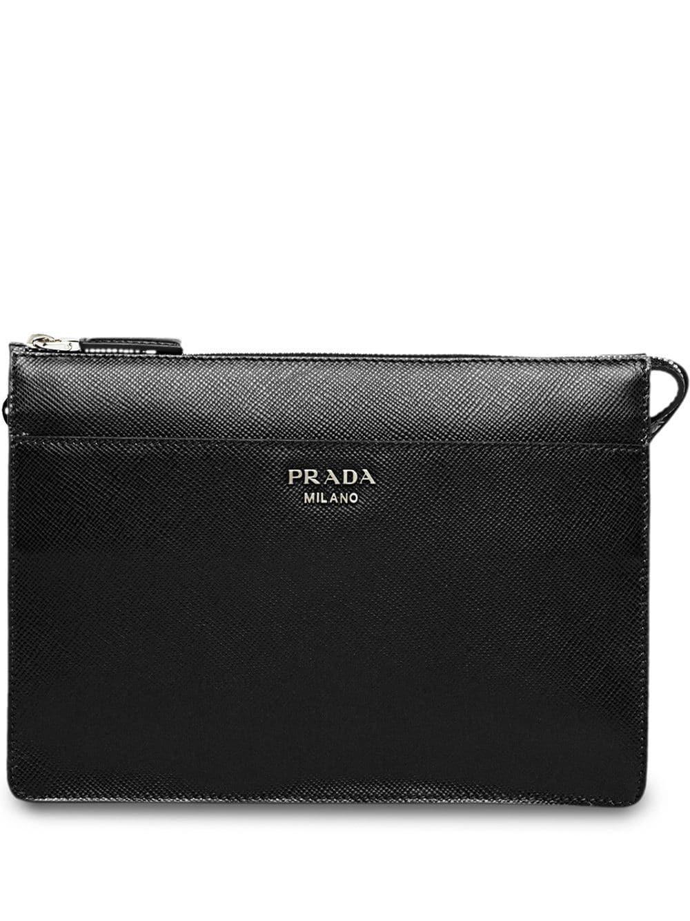 prada pouch black