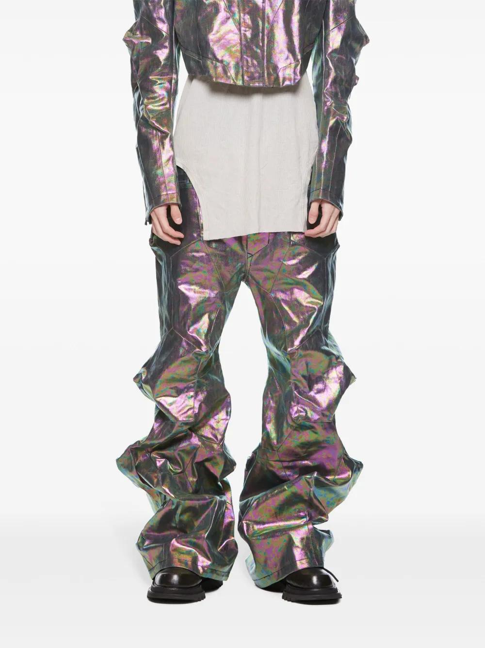 Julius Thorn Flared Jeans in Blue for Men | Lyst