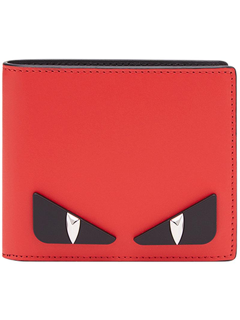 fendi red wallet