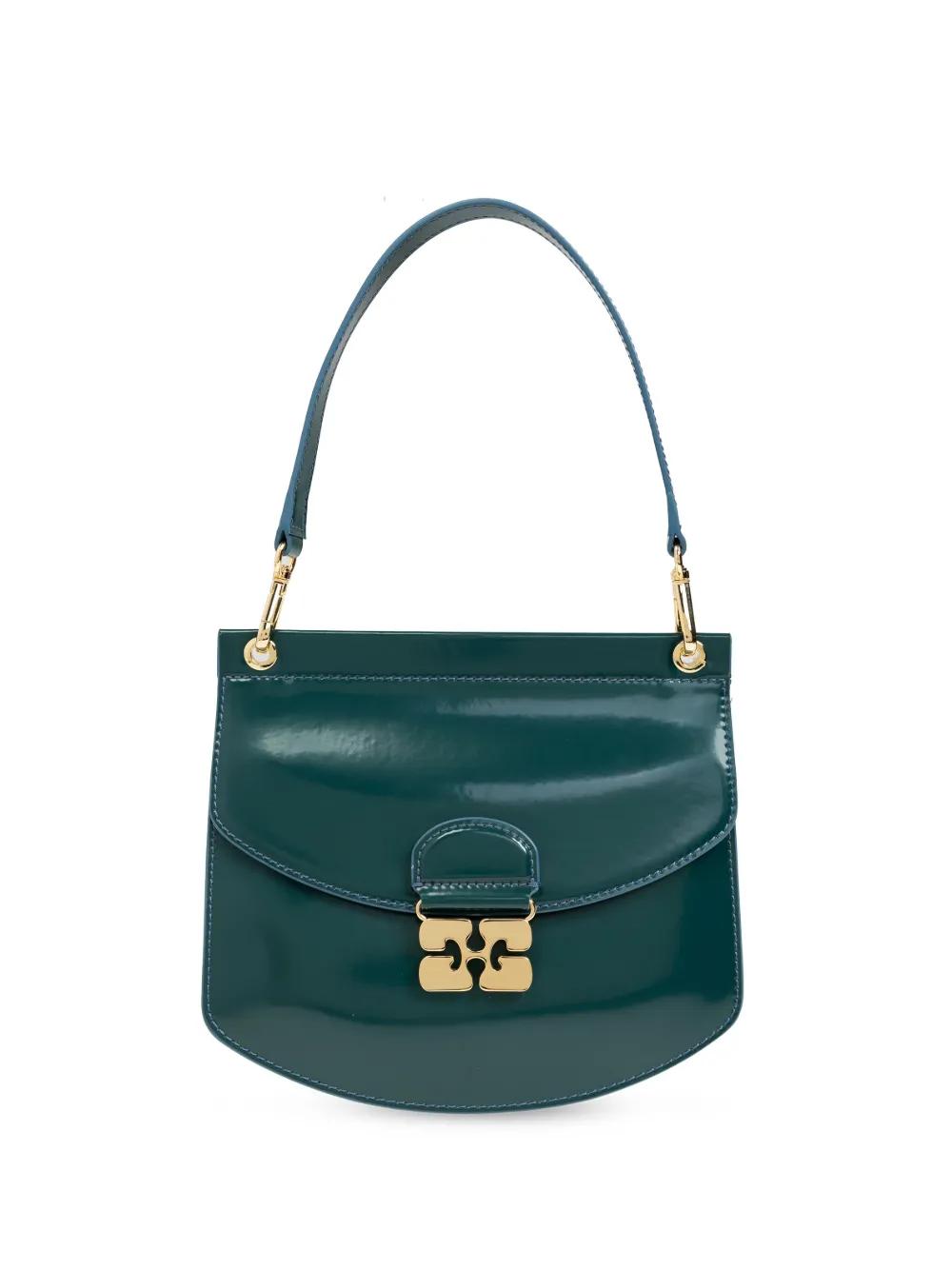 Ganni Apo-g ショルダーバッグ グリーン | Lyst