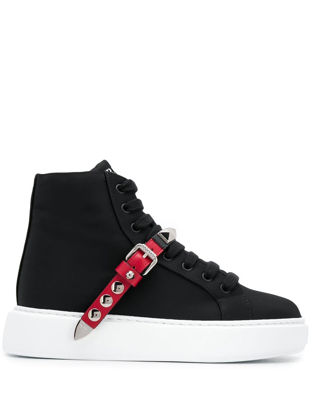 prada buckle shoes