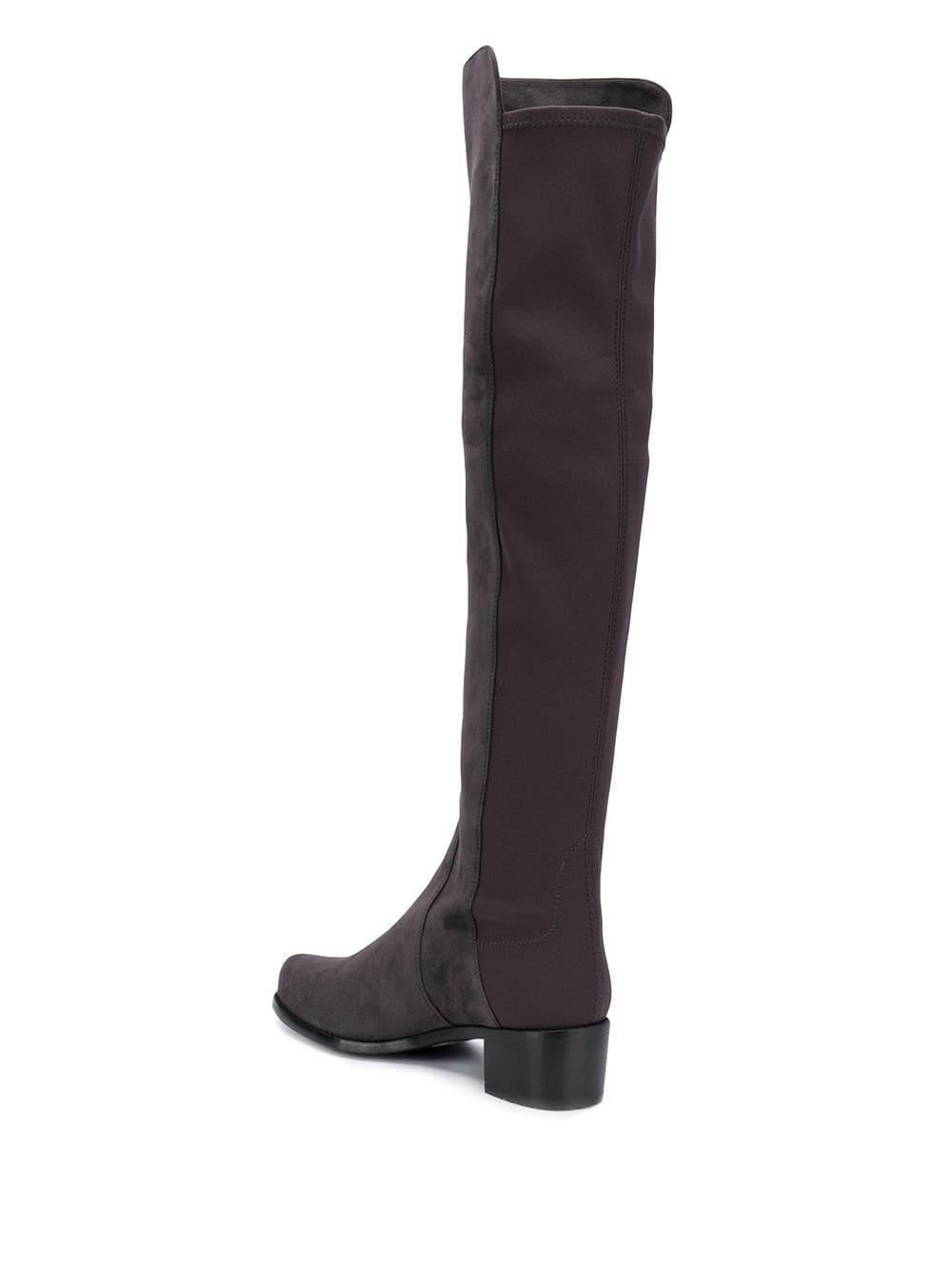 stuart weitzman light grey boots