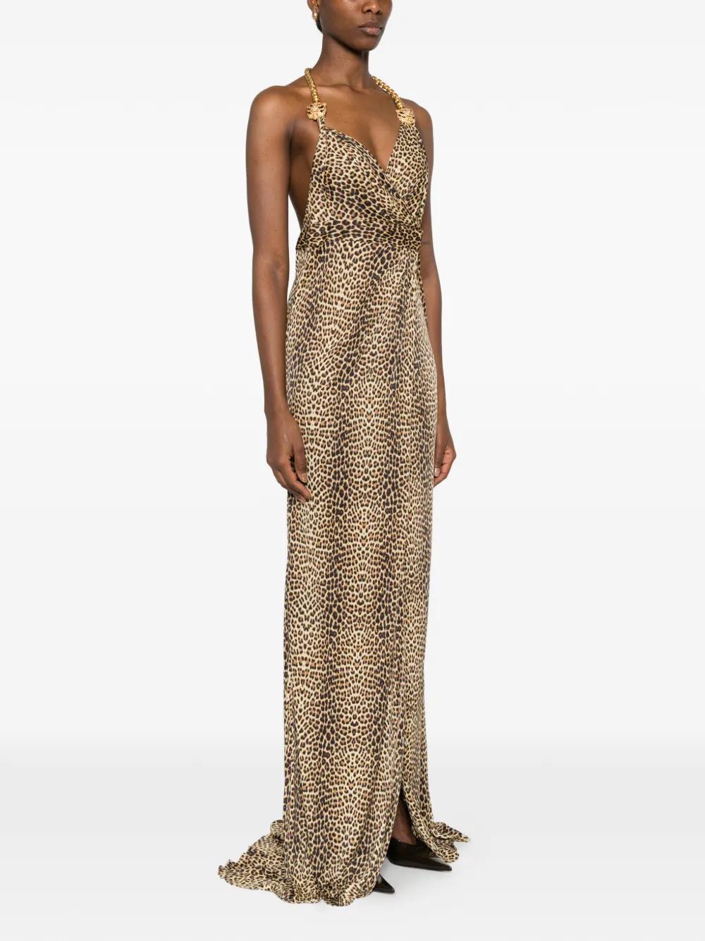 Robe Sans Manches Roberto Cavalli - Imprimé Maroshi - Taille EU 40 / US 4 - Neuf Sans étiquette