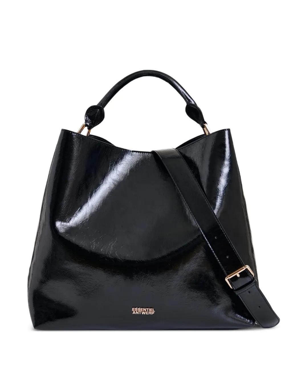 Sac Cabas À Anse Roulée Essentiel Antwerp en coloris Noir Lyst