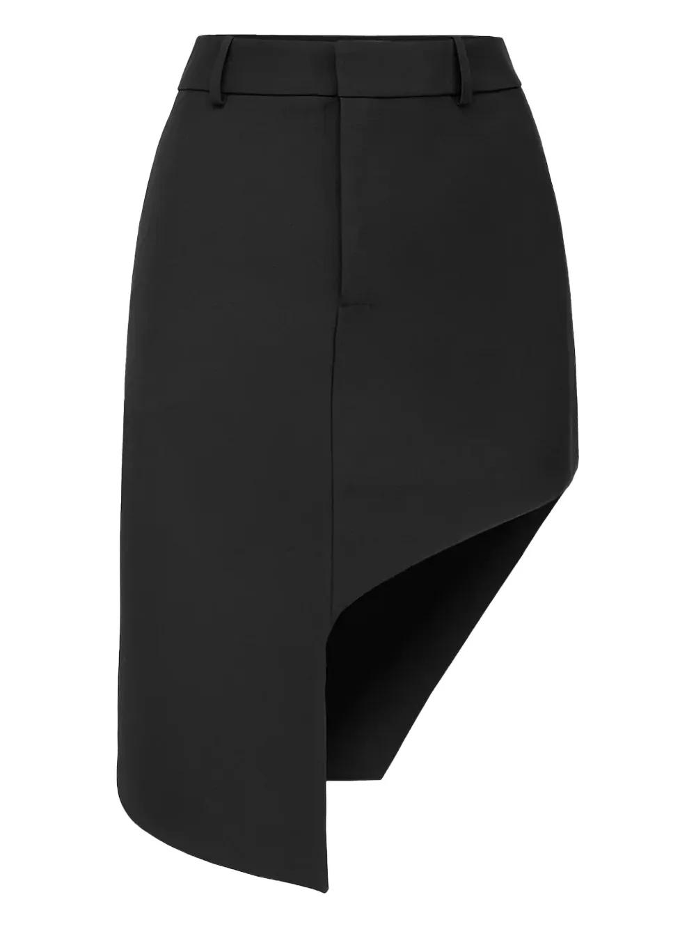 スカート COPERNI Women Mini Skirts COPJ21BIS106C BLACK Black Black Open Hip Miniskirt by Coperni on Sale