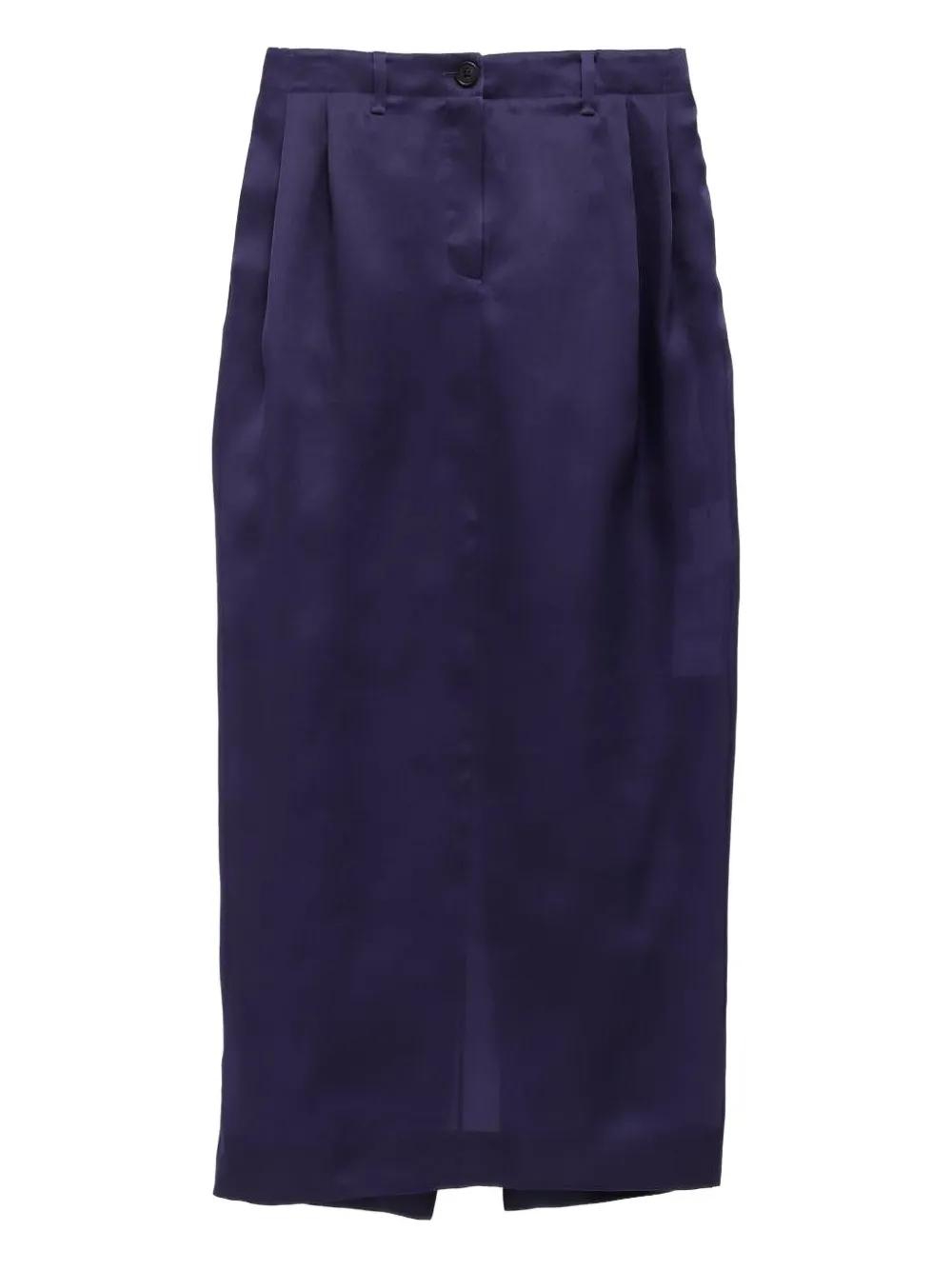 【送料無料】KHAITE BRYNLEEロングスカート KHAITE Brynlee Maxi Skirt | Black | FARFETCH