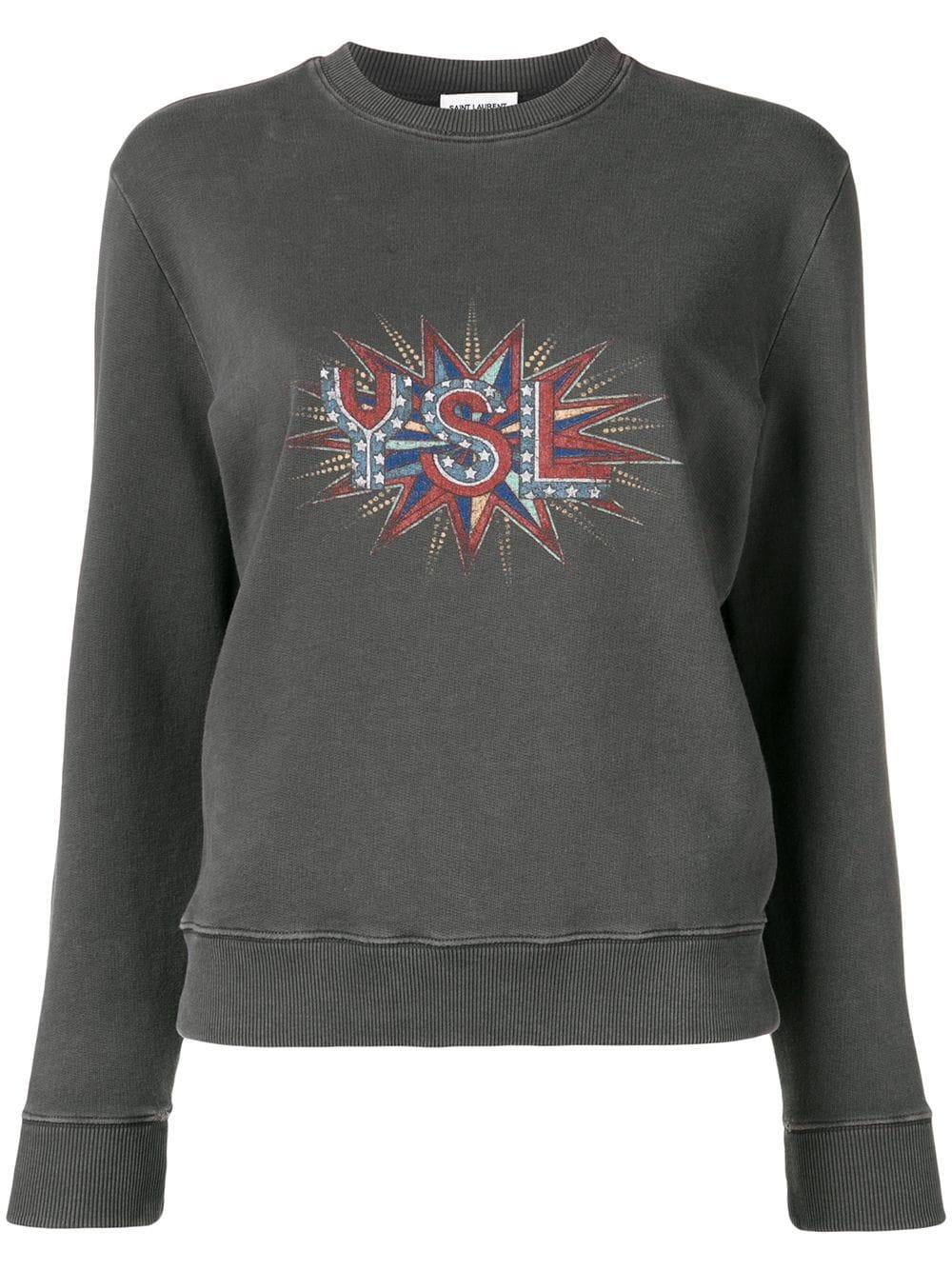 ysl grey sweatshirt